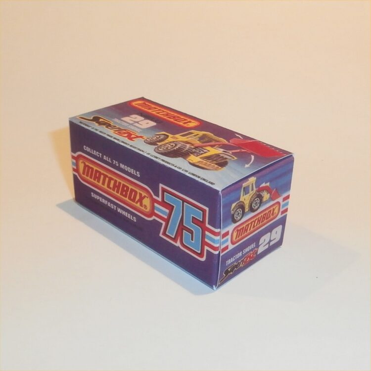 Matchbox Lesney Superfast 29 f Tractor Shovel J Style Repro Box - Image 2