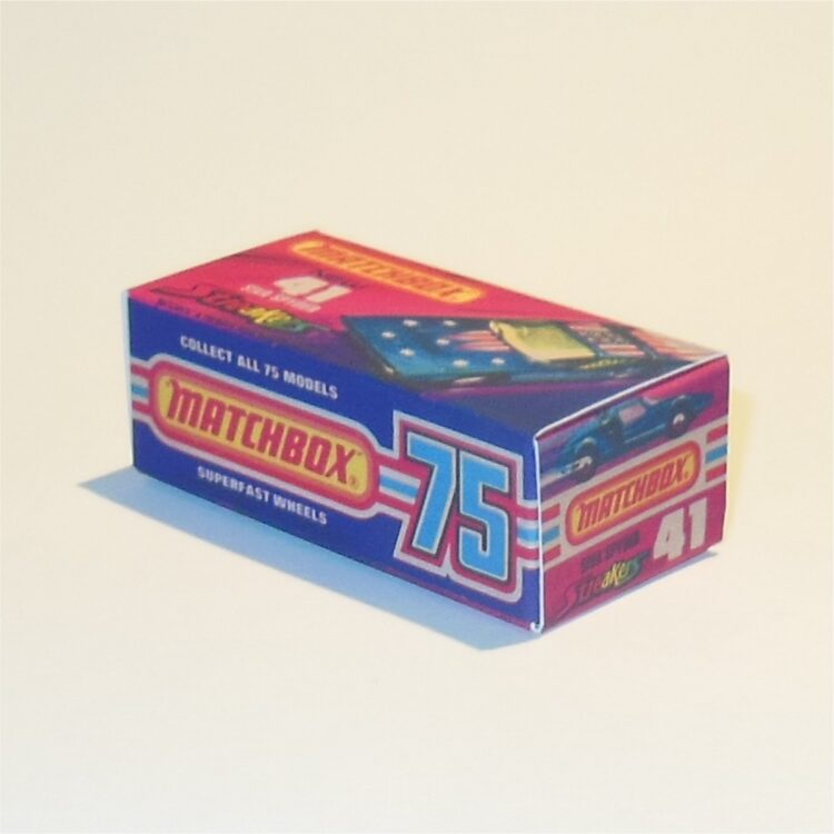 Matchbox Lesney Superfast 41 e Siva Spyder Streakers J Style Repro Box - Image 2