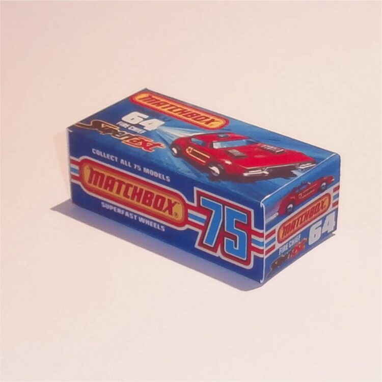 Matchbox Lesney Superfast 64 e Fire Chief Ford Torino J Style Repro Box - Image 2