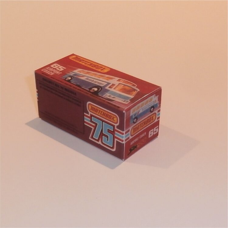 Matchbox Lesney Superfast 65 e1 Airport Coach J Style Repro Box - Image 2