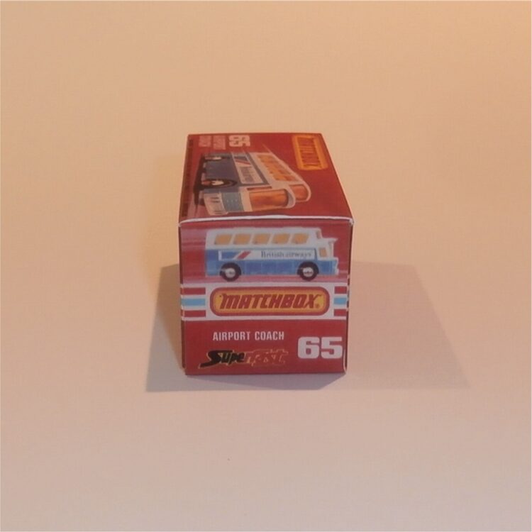 Matchbox Lesney Superfast 65 e1 Airport Coach J Style Repro Box - Image 3
