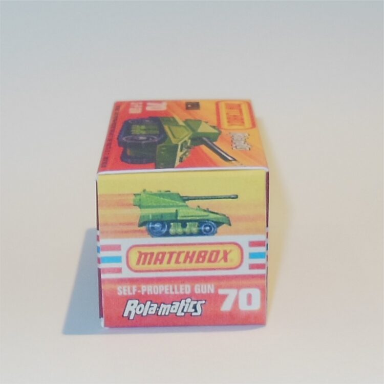 Matchbox Lesney Superfast 70 e Self-Propelled S.P. Gun J Style Repro Box - Image 3