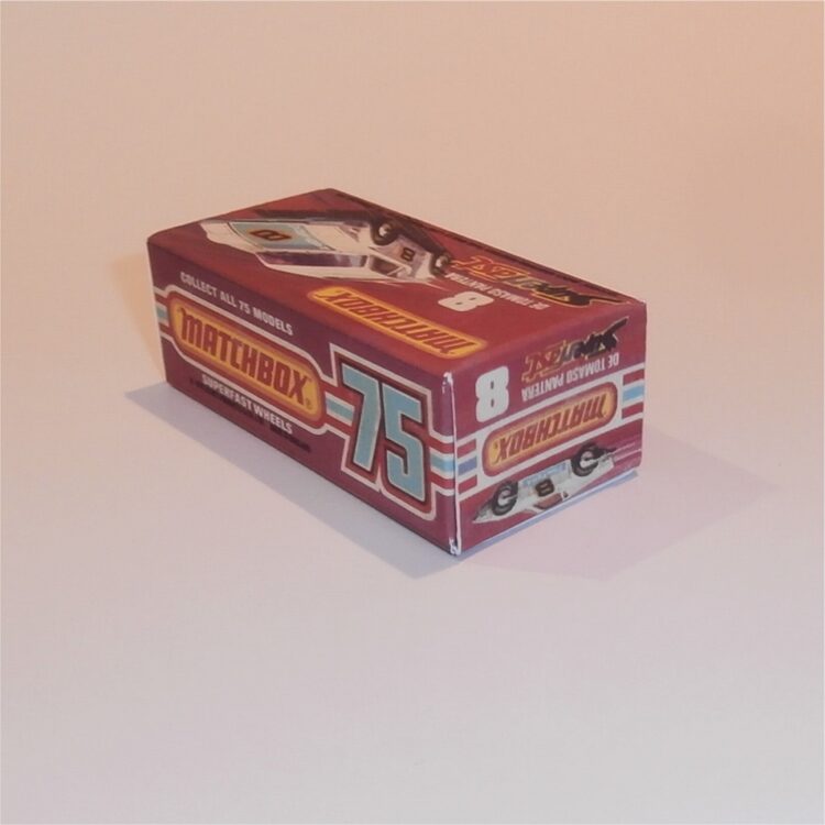 Matchbox Lesney Superfast 8 h De Tomaso Pantera J Style Repro Box - Image 2