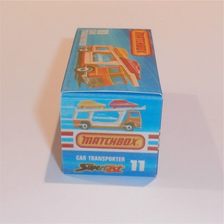 Matchbox Lesney Superfast 11 g Bedford Car Transporter K Style Repro Box - Image 3