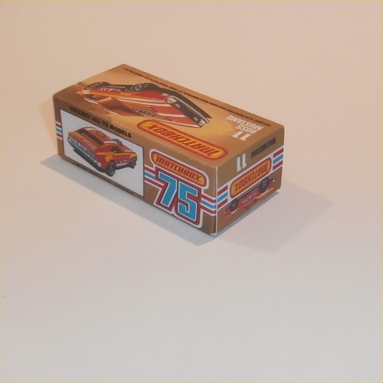 Matchbox Lesney Superfast 11 h Boss Mustang Custom K Style Box - Image 2