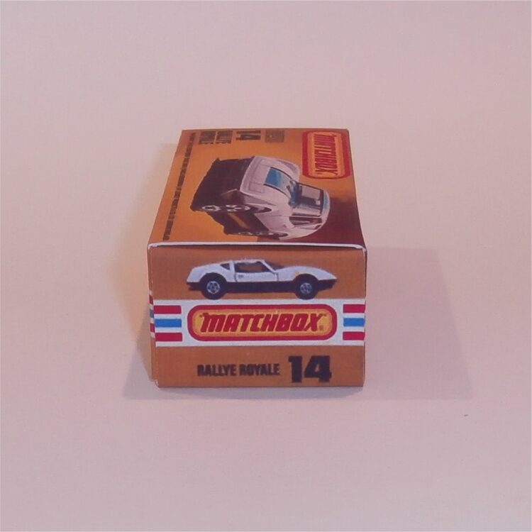 Matchbox Lesney Superfast 14 f Rally Royale K Style Repro Box - Image 3