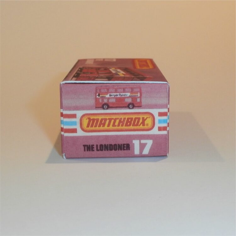 Matchbox Lesney Superfast 17 g The Londoner Bus K Style Repro Box - Image 3