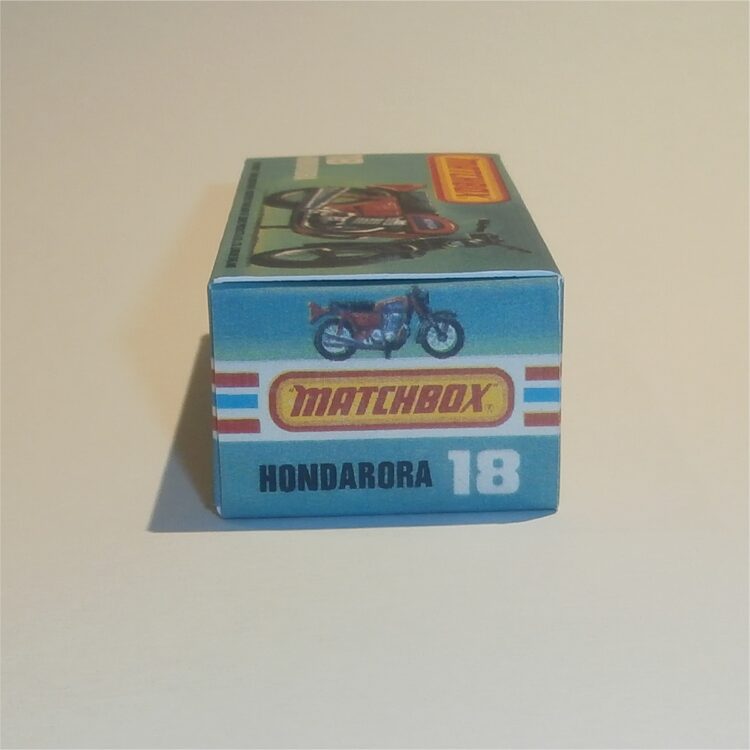 Matchbox Lesney Superfast 18 g Hondarora Motor Bike K Style Repro Box - Image 3
