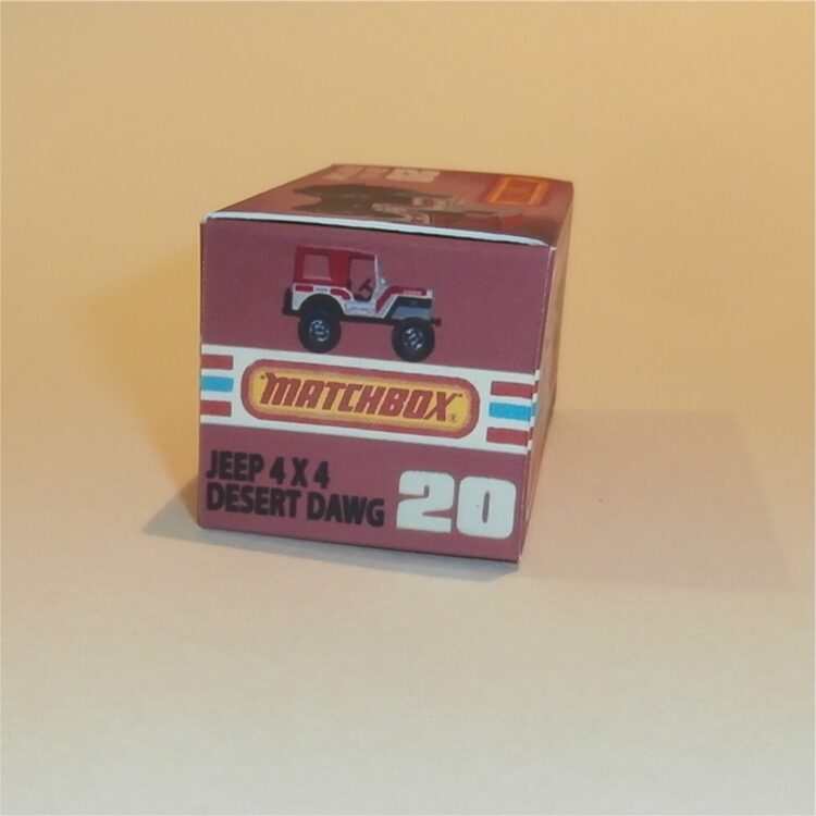 Matchbox Lesney Superfast 20 f Jeep 4x4 Desert Dawg Custom K Style Box - Image 3
