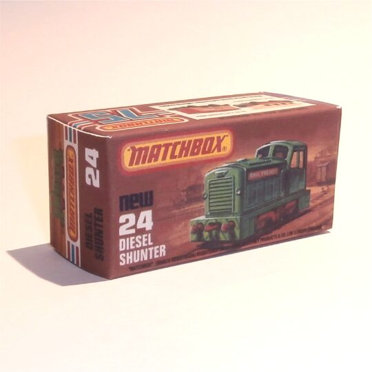 Matchbox Lesney Superfast 24 f Diesel Shunter Engine K Style Repro Box