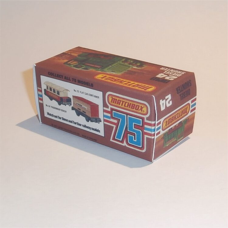 Matchbox Lesney Superfast 24 f Diesel Shunter Engine K Style Repro Box - Image 2