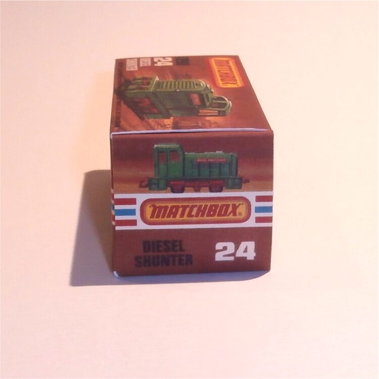 Matchbox Lesney Superfast 24 f Diesel Shunter Engine K Style Repro Box - Image 3