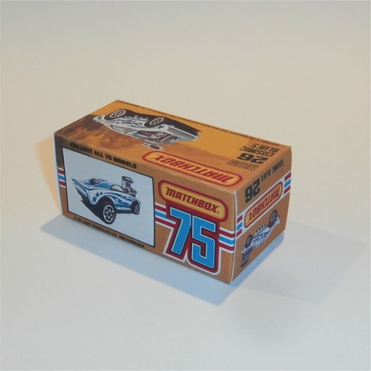 Matchbox Lesney Superfast 26 g Dodge Charger Cosmic Blues K Style Repro Box - Image 2