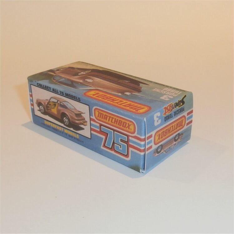 Matchbox Lesney Superfast  3 f Porsche Turbo K Style Repro Box - Image 2