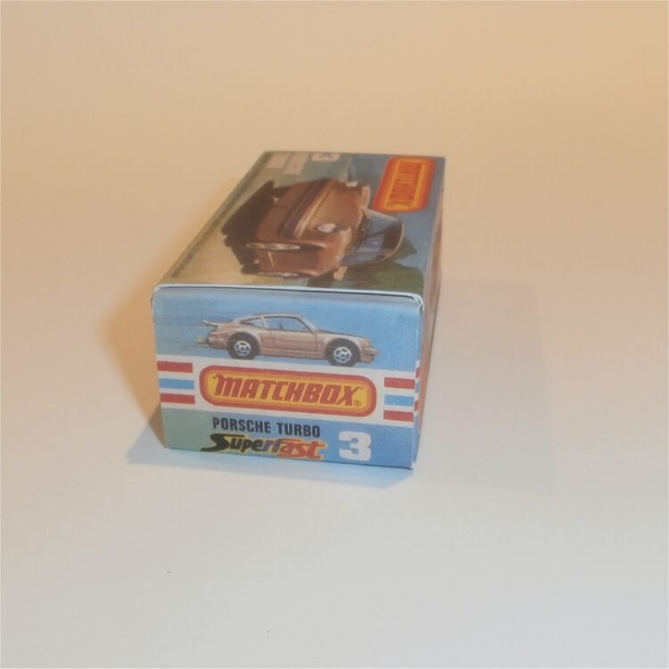 Matchbox Lesney Superfast  3 f Porsche Turbo K Style Repro Box - Image 3
