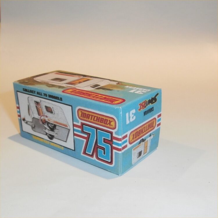 Matchbox Lesney Superfast 31 f Caravan Trailer K Style Repro Box - Image 2
