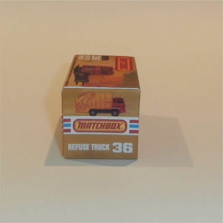 Matchbox Lesney Superfast 36 g Refuse Truck K Style Repro Box - Image 3