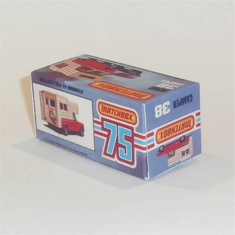 Matchbox Lesney Superfast 38 g Ford Camper K Style Repro Box - Image 2