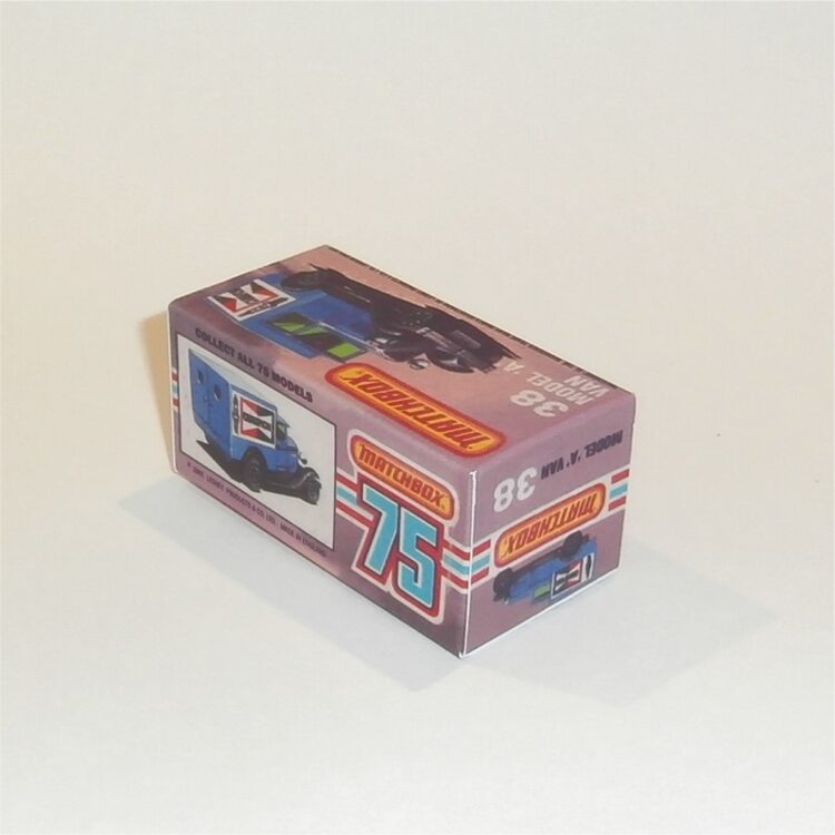 Matchbox Lesney Superfast 38 h Ford Model A Truck 'Champion' K Style Repro Box - Image 2