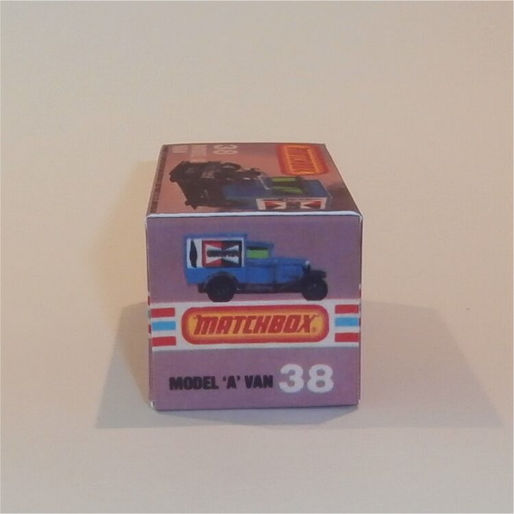 Matchbox Lesney Superfast 38 h Ford Model A Truck 'Champion' K Style Repro Box - Image 3