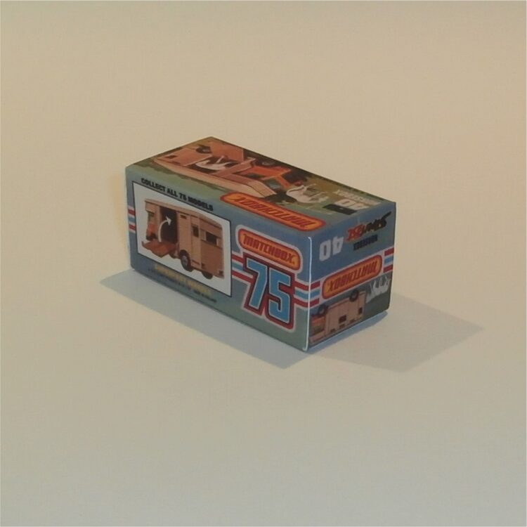 Matchbox Lesney Superfast 40 e Bedford Horsebox K Style Repro Box - Image 2