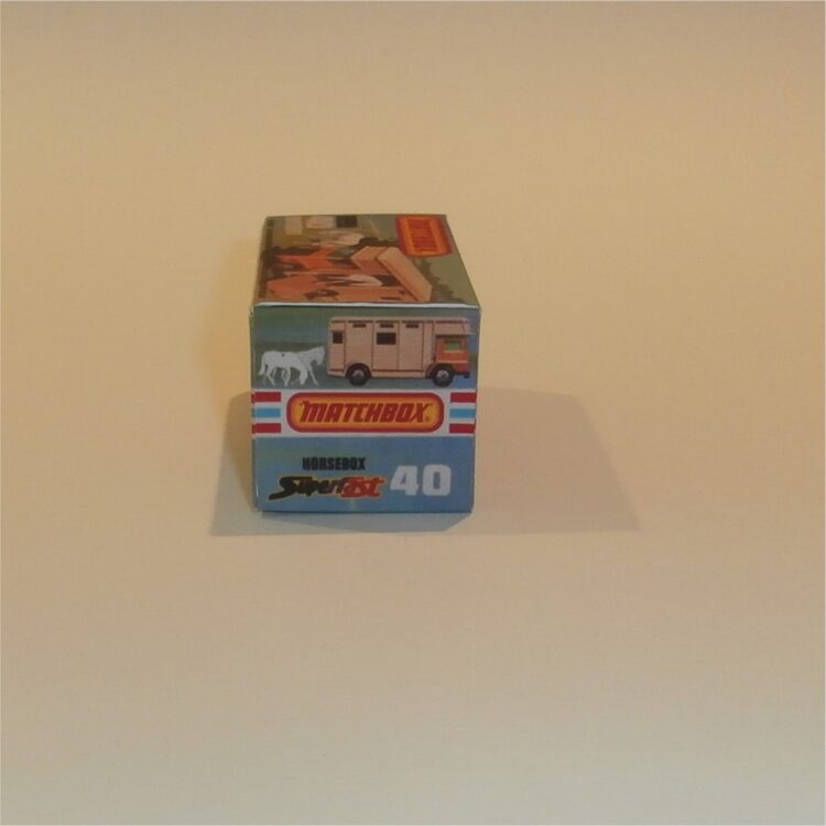 Matchbox Lesney Superfast 40 e Bedford Horsebox K Style Repro Box - Image 3