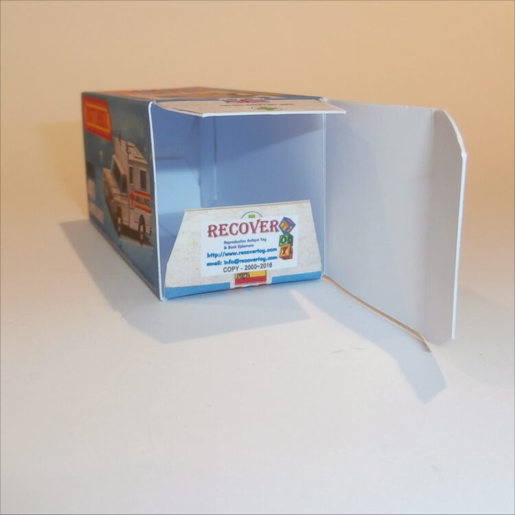 Matchbox Lesney Superfast 41 f Chevrolet Ambulance K Style Repro Box - Image 4