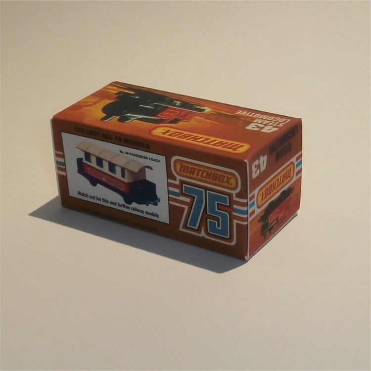 Matchbox Lesney Superfast 43 f Steam Locomotive K Style Repro Box - Image 2