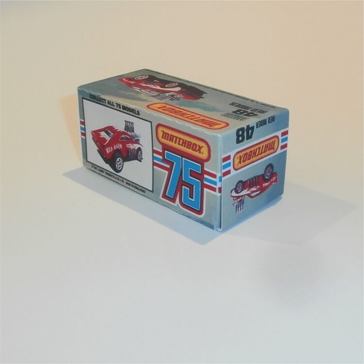 Matchbox Lesney Superfast 48 g Red Rider K Style Repro Box - Image 2