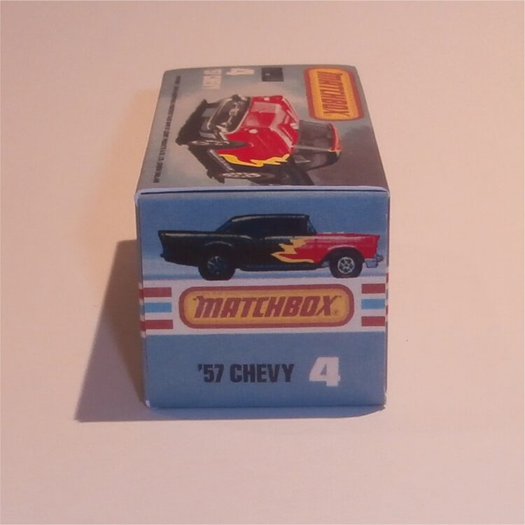 Matchbox Lesney Superfast  4 h2 Chevy '57 Red Flame K Style Box - Image 3