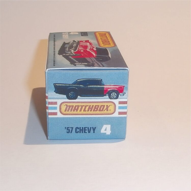 Matchbox Lesney Superfast  4 h3 Chevy '57 Red Hood K Style Box - Image 3