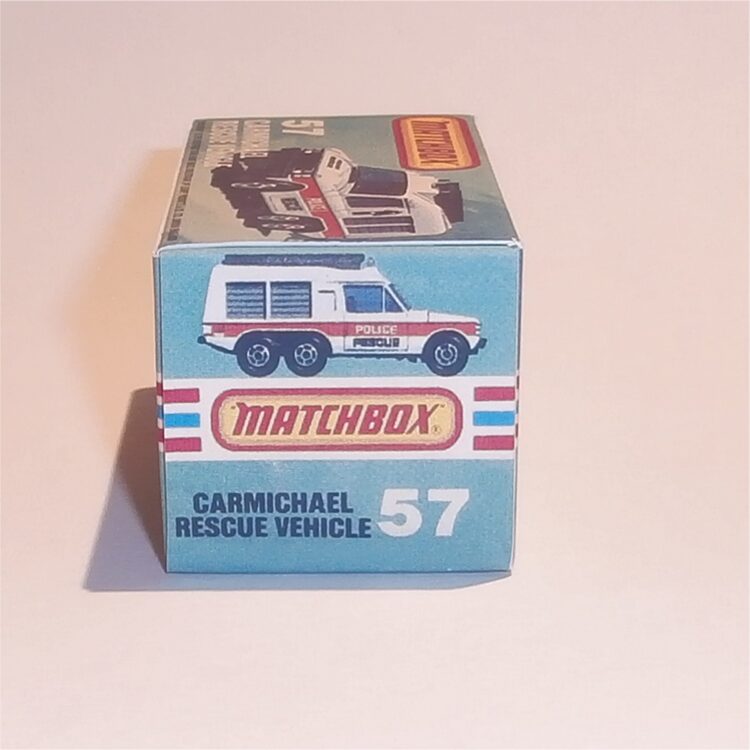 Matchbox Lesney Superfast 57 g Carmichael Rescue Vehicle K Style Repro Box - Image 3