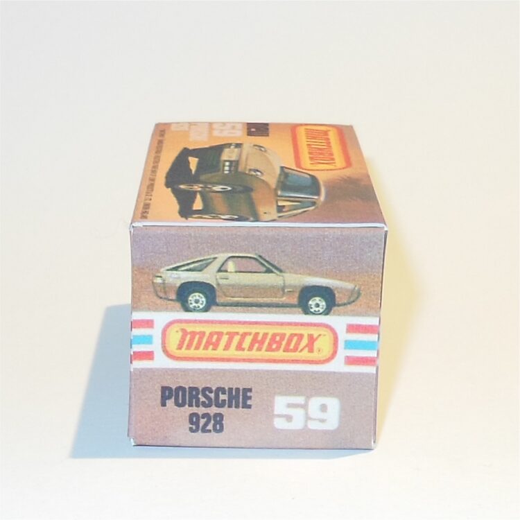 Matchbox Lesney Superfast 59 g Porsche 928 K Style Repro Box - Image 3