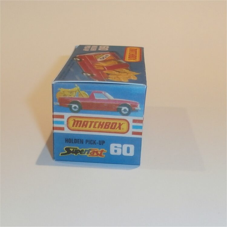 Matchbox Lesney Superfast 60e Holden Red Pickup Standard K Style Repro Box - Image 3