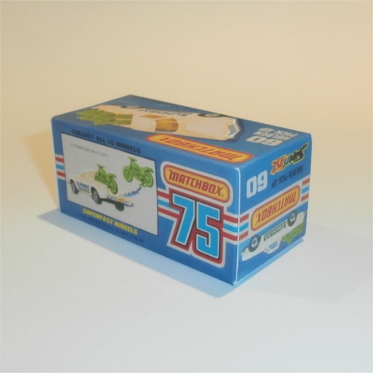 Matchbox Lesney Superfast 60e Holden Cream Pickup Custom Box K Style #6 - Image 2