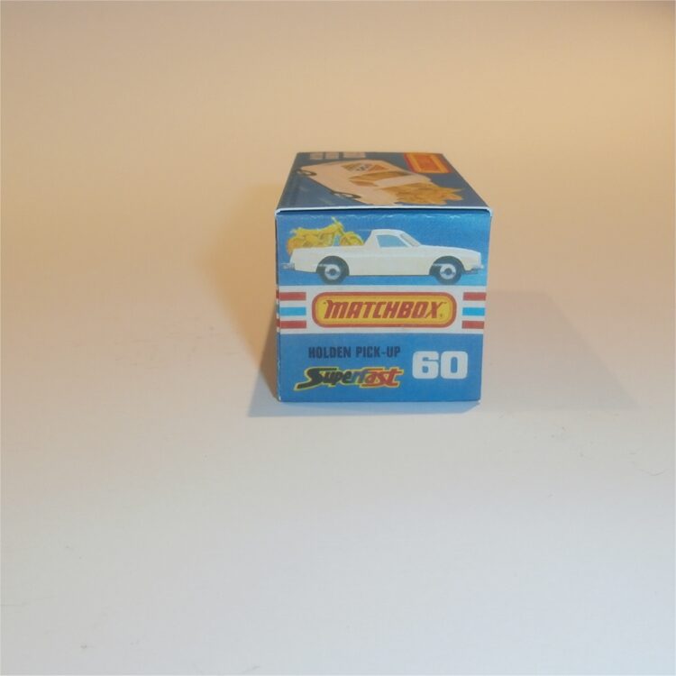 Matchbox Lesney Superfast 60e Holden Cream Pickup Custom Box K Style #9 - Image 3