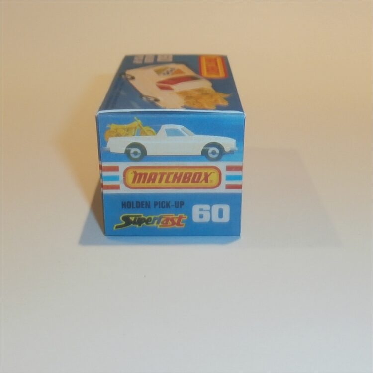 Matchbox Lesney Superfast 60e Holden Cream Pickup Custom Box K Style #10 - Image 3