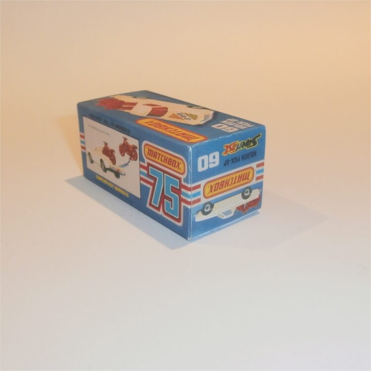 Matchbox Lesney Superfast 60e Holden Cream Pickup Custom Box K Style #14 - Image 2