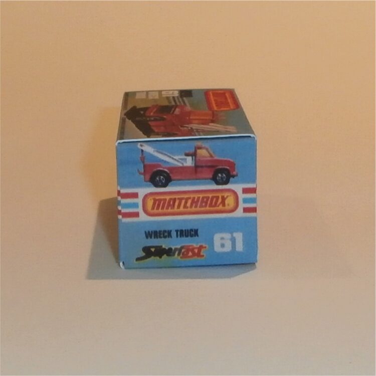 Matchbox Lesney Superfast 61 d1 Ford Wreck Truck K Style Repro Box - Image 3