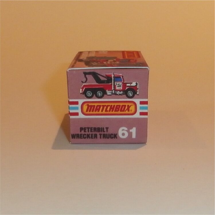 Matchbox Lesney Superfast 61 e Peterbilt Wreck Truck K Style Repro Box - Image 3