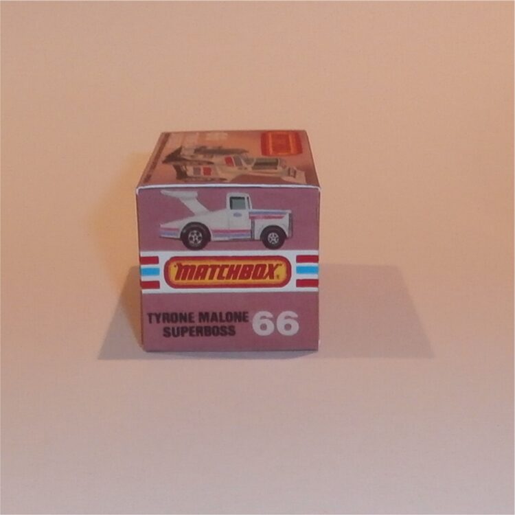Matchbox Lesney Superfast 66g Kenworth Malone Super Boss Truck K Style Repro Box - Image 3