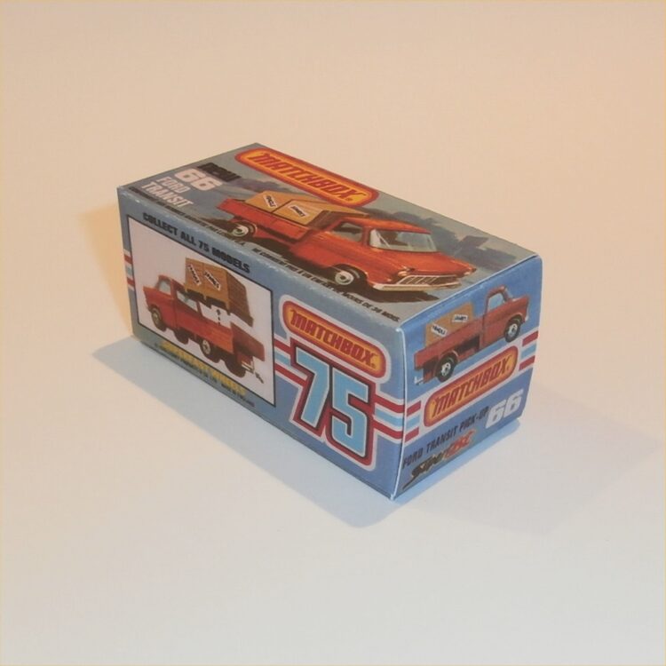 Matchbox Lesney Superfast 66 f Ford Transit K Style Repro Box - Image 2