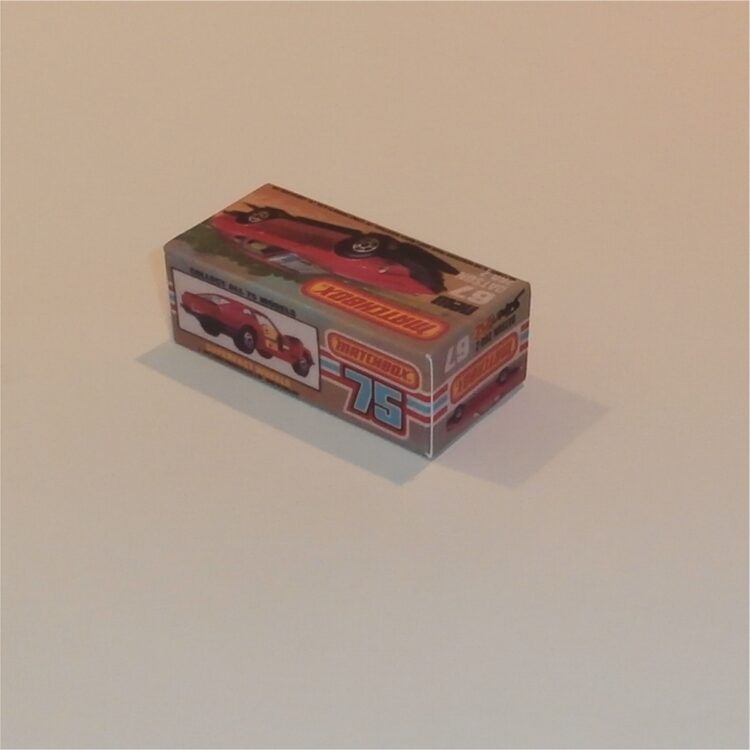 Matchbox Lesney Superfast 67 e Datsun 260 Z 2+2 K Style Repro Box - Image 2