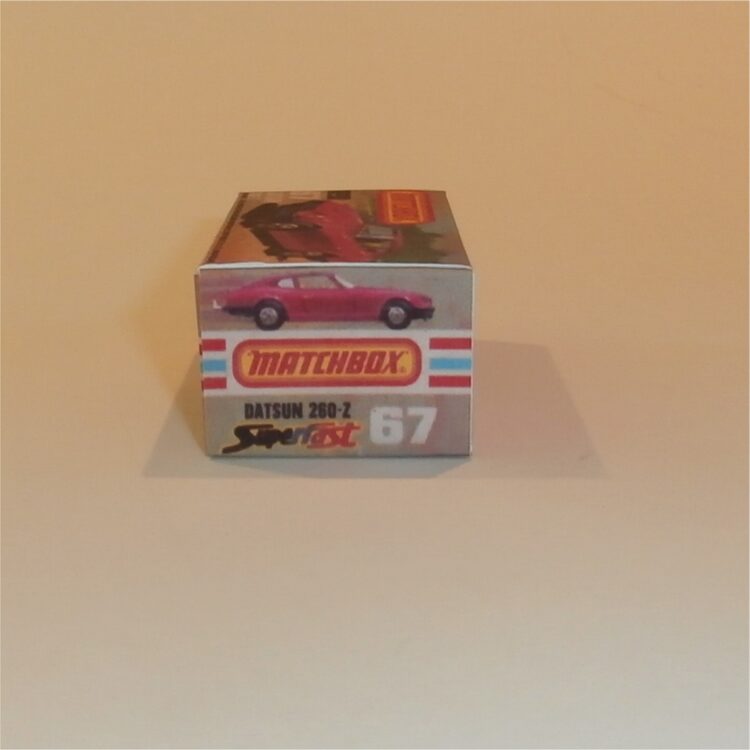 Matchbox Lesney Superfast 67 e Datsun 260 Z 2+2 K Style Repro Box - Image 3