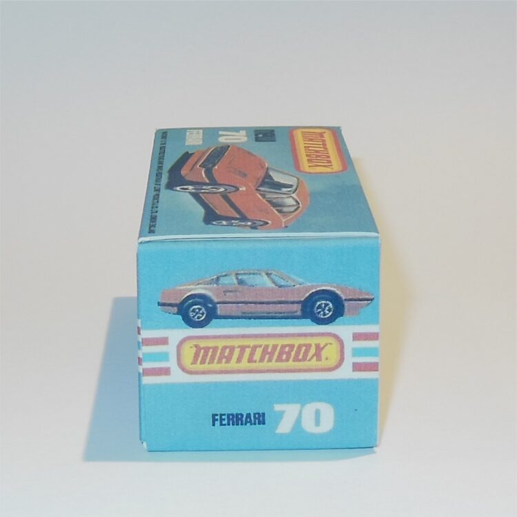 Matchbox Lesney Superfast 70 f Ferrari 308 GTB K Style Repro Box - Image 3