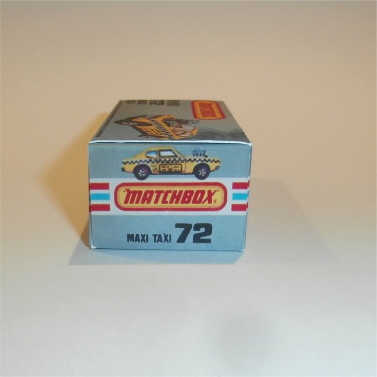 Matchbox Lesney Superfast 72 e Maxi Taxi Mercury Capri K Style Repro Box - Image 3