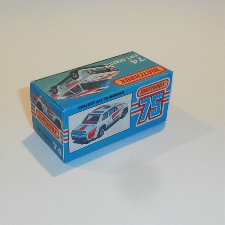 Matchbox Lesney Superfast 74 g Fiat Abarth K Style Repro Box - Image 2