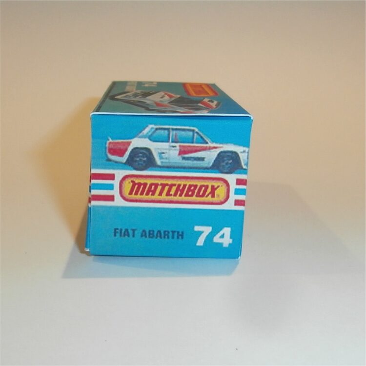 Matchbox Lesney Superfast 74 g Fiat Abarth K Style Repro Box - Image 3