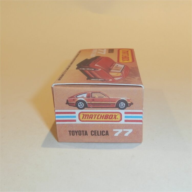 Matchbox Lesney Superfast 77 a Toyota Celica K Style Repro Box - Image 3