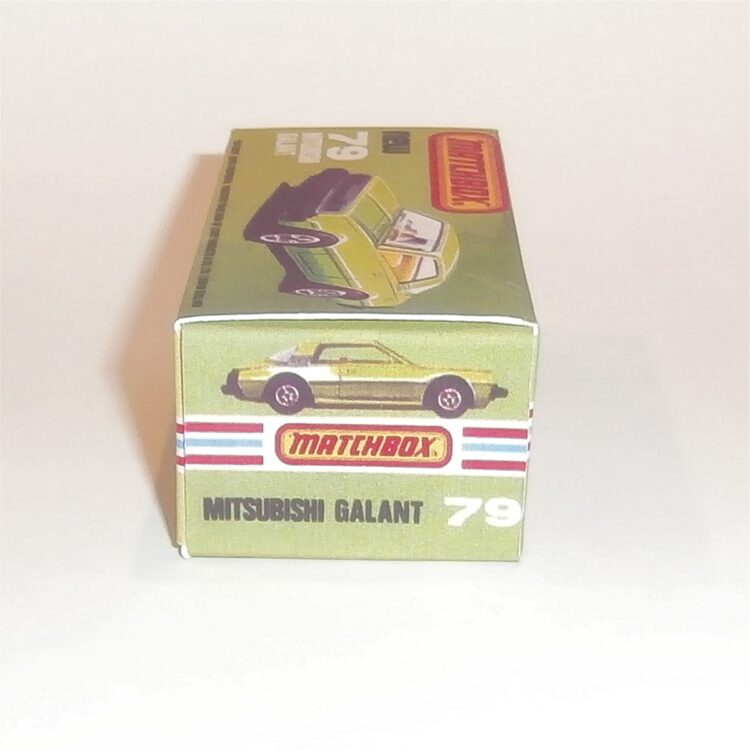 Matchbox Lesney Superfast 79 a Mitsubishi Galant K Style Repro Box - Image 3